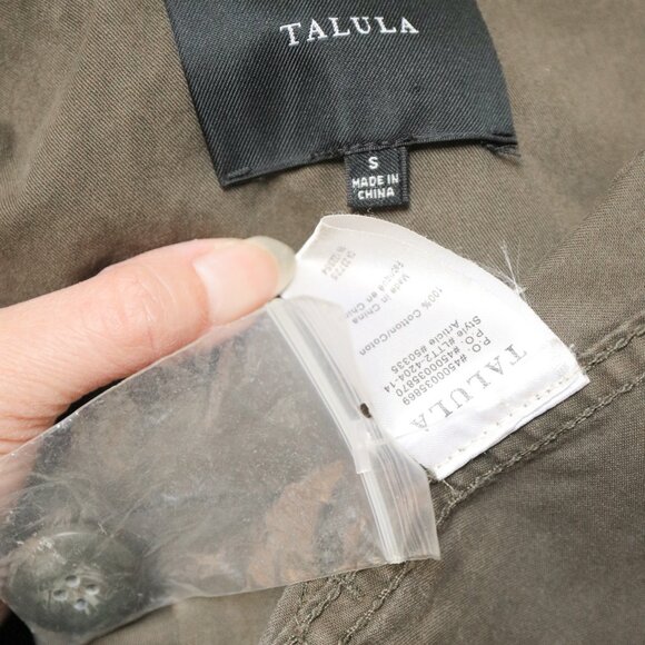 Olive Green Cotton Utility Cargo Anorak Jacket 🫒 TALULA Aritzia - Picture 11 of 13
